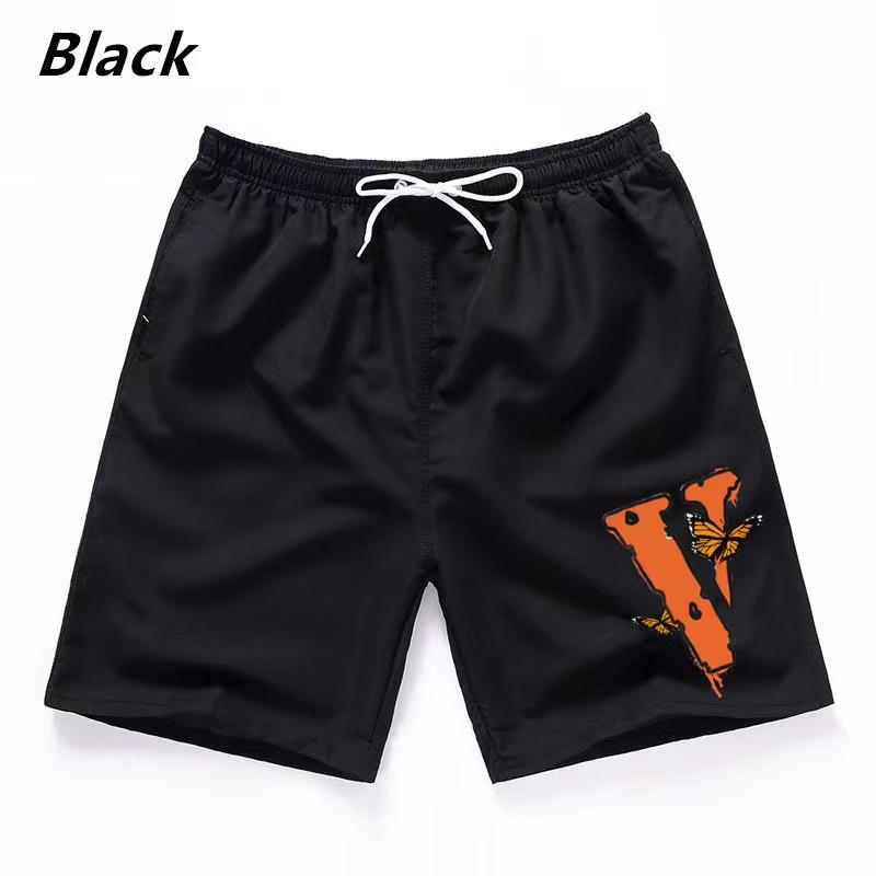 VLone Mens Big V Mesh Sports Shorts, Elastic & Breathable for Running & Training