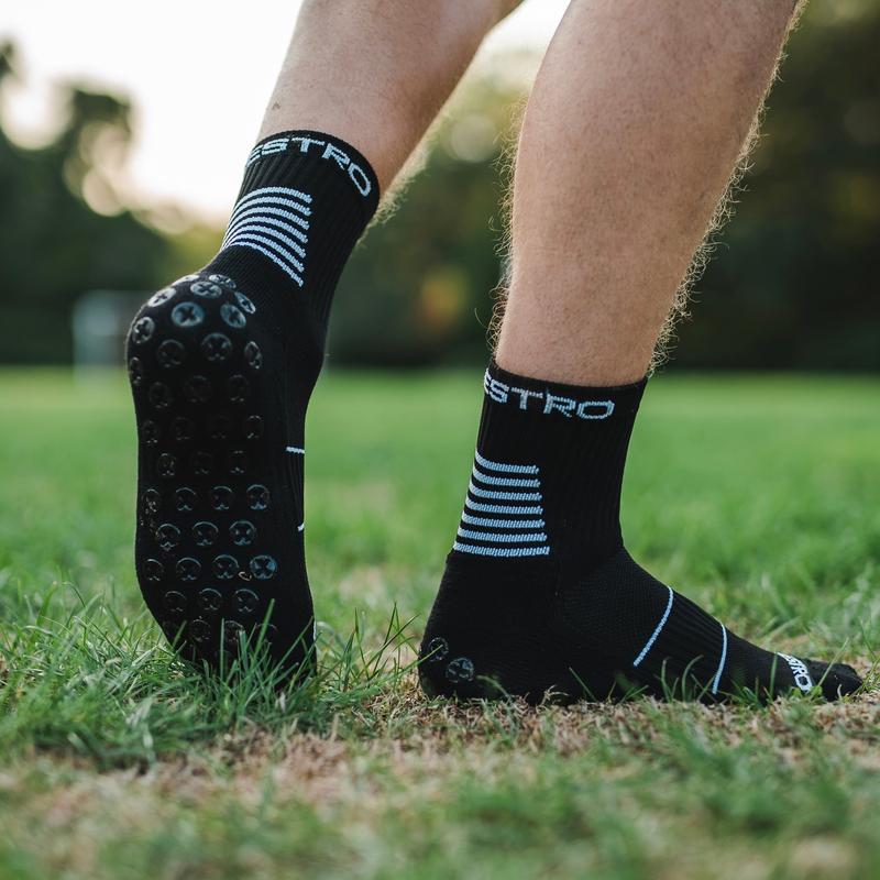 Black Maestro Ankle Grip Socks