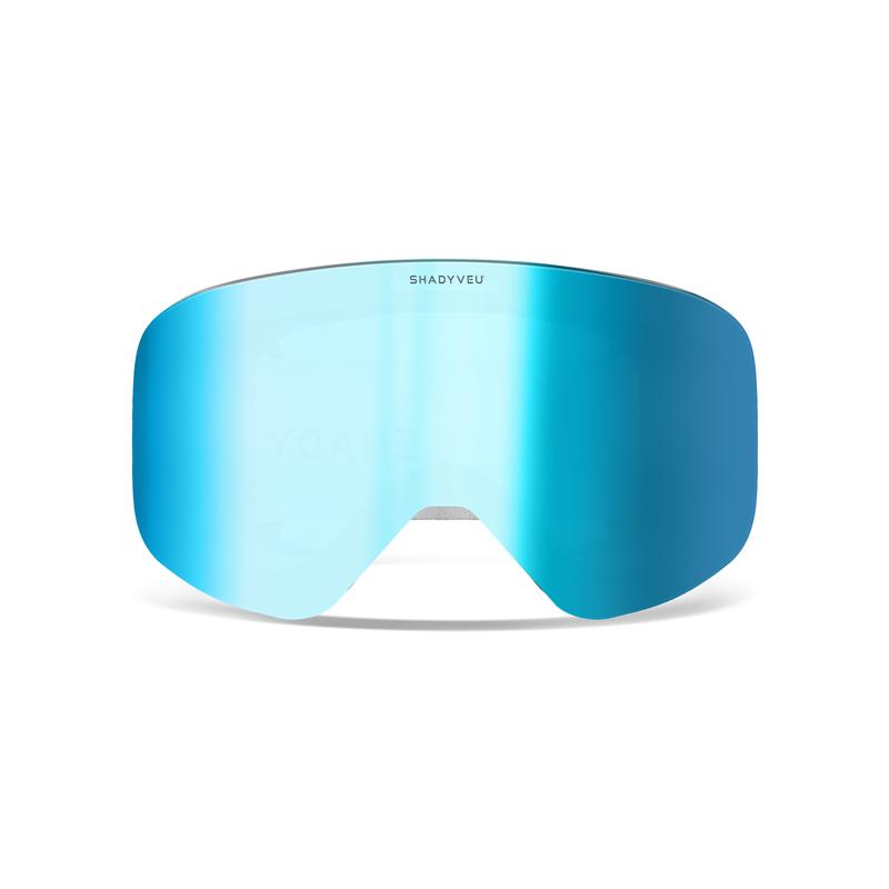 Blue Blizzard | Nova Len Anti-Fog, Anti-Scratch, Wind and Sand Resistant 100% UV Protection Easy Swap Magnetic Lenses for NOVA frame Snowboarding Ski