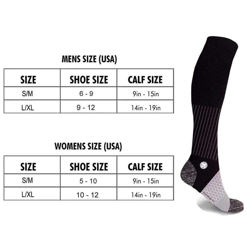 Extreme Fit Travel Socks (3-Pairs) - 15-20mmHg for Pain Relief & All-Day Comfort