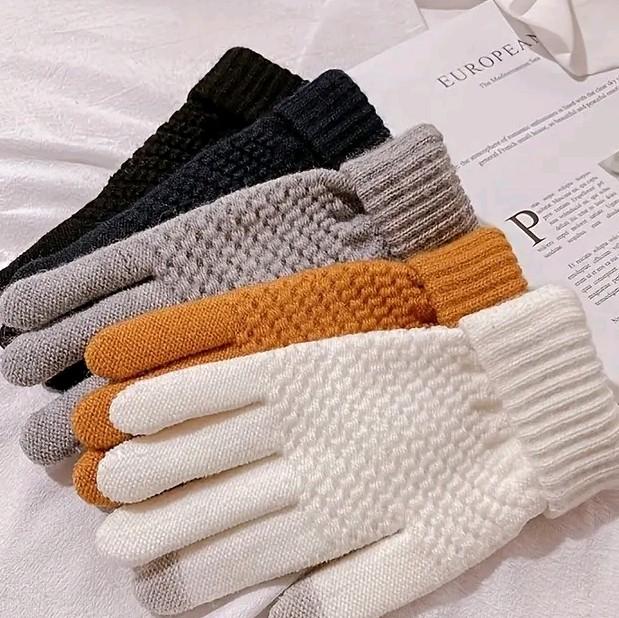 NEW Warm Knit Touch Screen Winter Gloves For Outdoor Sports, Riding, Skiing Hiking 1pair