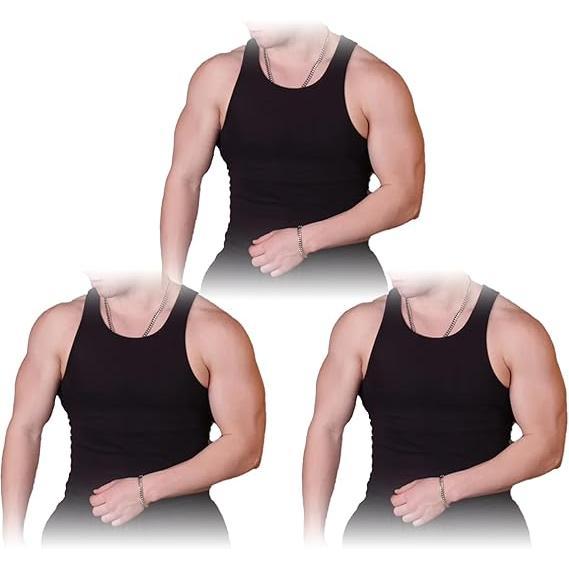 Ekko Beaters Fitness vest 3 Pack Ekko Beaters for Men Ekko Beaters Tank Tops Men Compression Muscle Shirts for Men