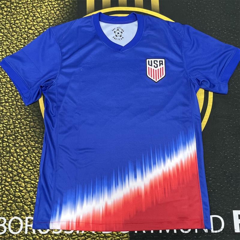 Copa America 2024 USA Away Short Sleeve Soccer Jerseys