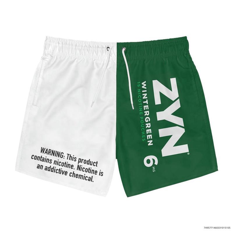 ZYN Wintergreen Swim Shorts gift for men Dad , Friend