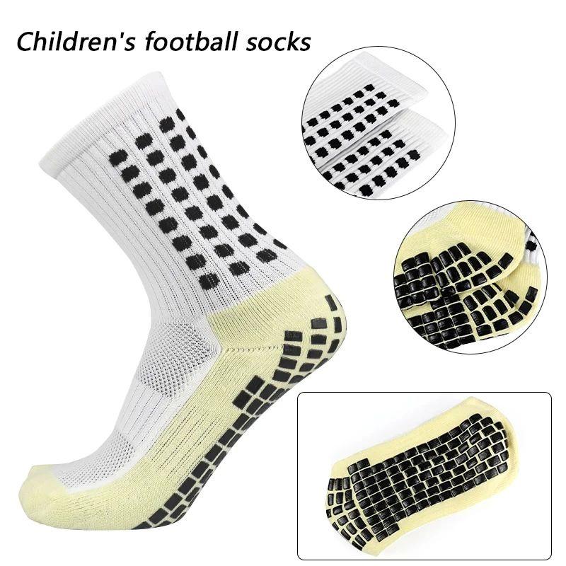 Non-Slip Soccer Socks with Grip Pads, Anti-Slip Athletic Sports Socks for Football, Baseball, Women and Men