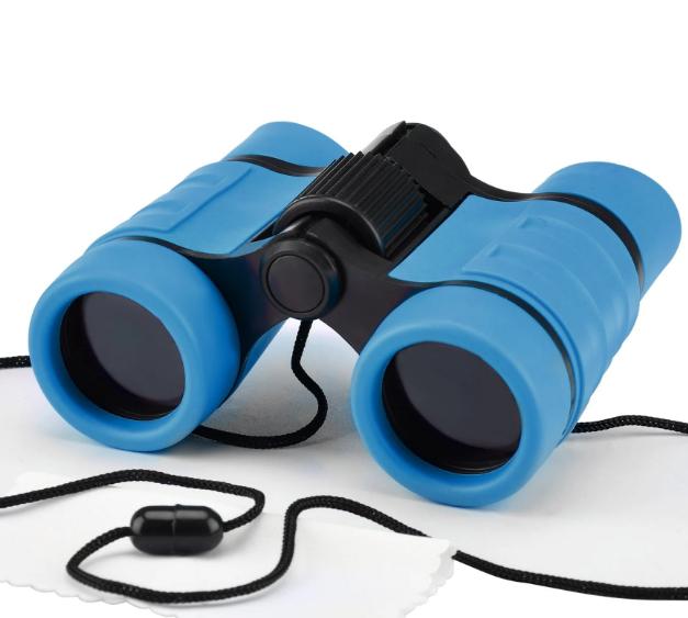 Binoculars for 3-12 Years Boys and Girls Toys Gifts Optics Shockproof Toy Binoculars for Bird Watching, Educational Insights, Camping, Science, Detective