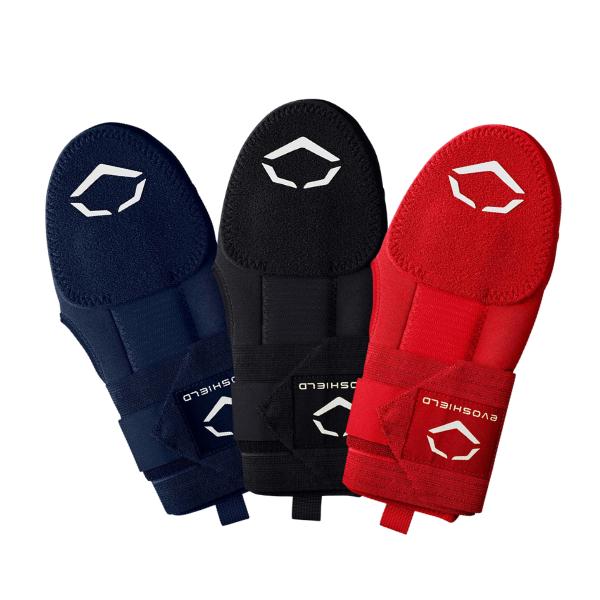 EvoShield Sliding Mitts - Right and Left Hand | Premium Safety and Performance for Baseball Softball | Protects Fingers | Color: Black, Navy, Red