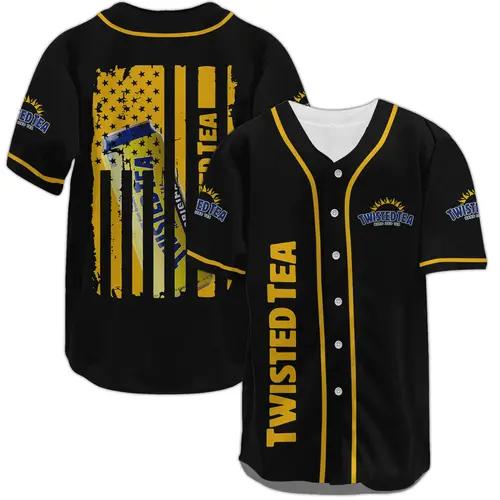 Premium Twisted Tea Baseball Jersey Gift For Sports Fans, Baseball Jersey For Men and Women, Baseball Jersey