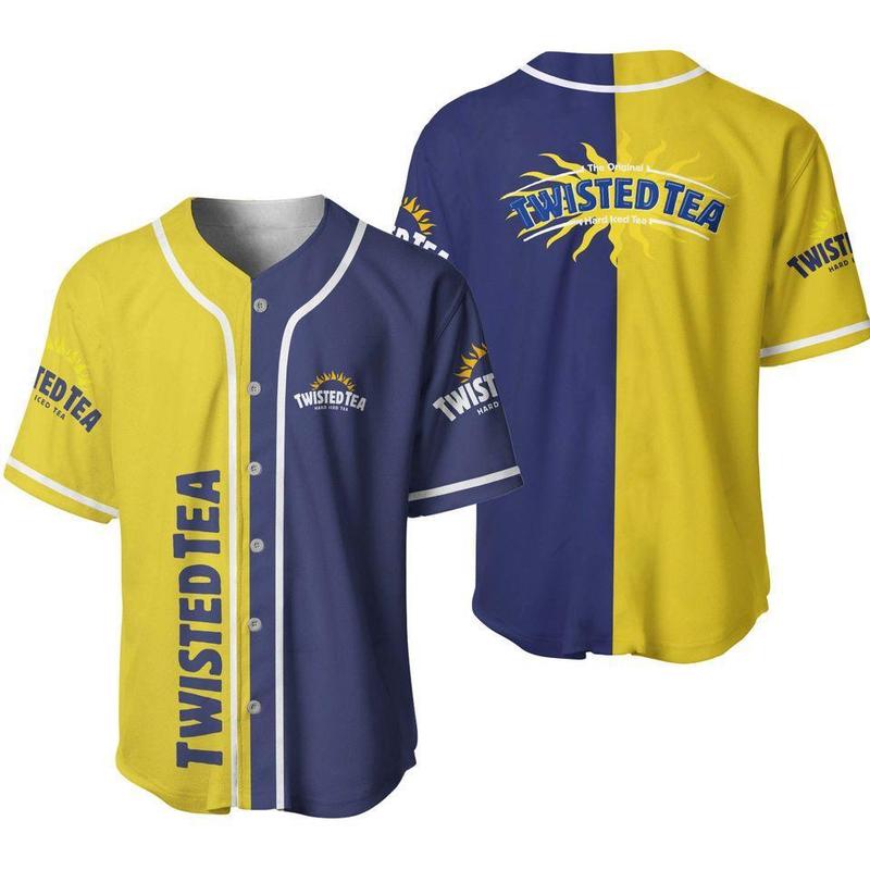 Premium Twisted Tea Baseball Jersey Gift For Sports Fans, Baseball Jersey For Men and Women, Baseball Jersey