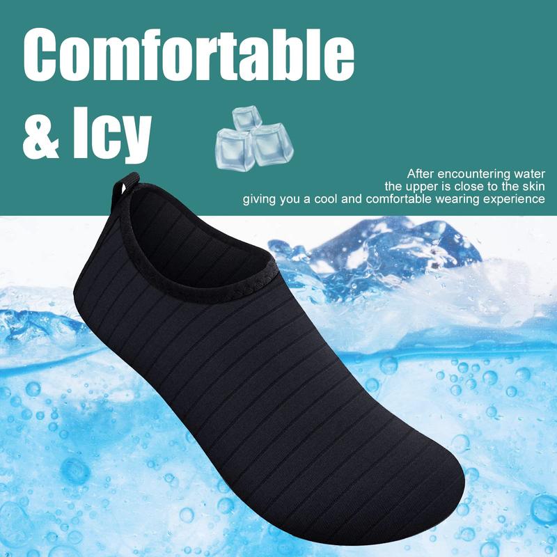 Men's and women's water shoes quick-drying water socks barefoot slip-on suitable for beach swimming, surfing, yoga and exercise