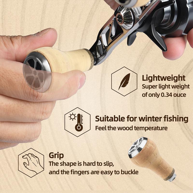 Gomexus Cork Fishing Reel Handle Knob 27mm CA27