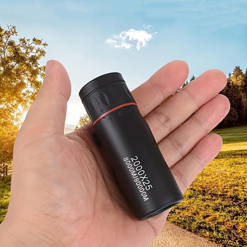 2000x25 Magnification Telescope, Portable Monocular Telescope for Outdoor Camping,  Traveling, Concerts, Fishing, Single Camping, Bike Tour, Luxury Camping, Boyfriend Birthday Gift, Unique Winter Gift, Christmas Gift