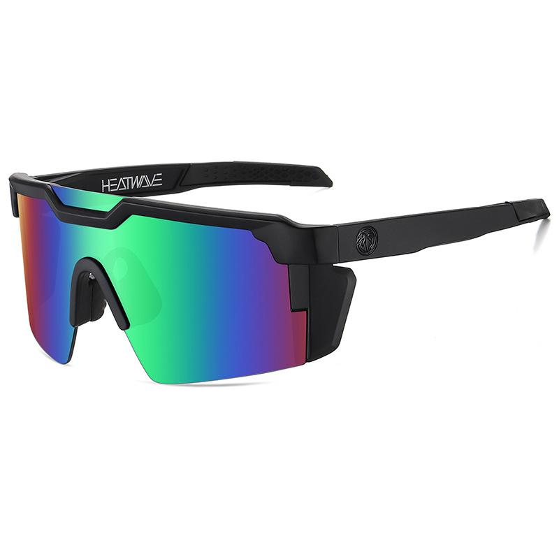 Heat waveCross-border hot cycling pilot goggles High quality true film outdoor sports sunglasses Polarized Photochromic